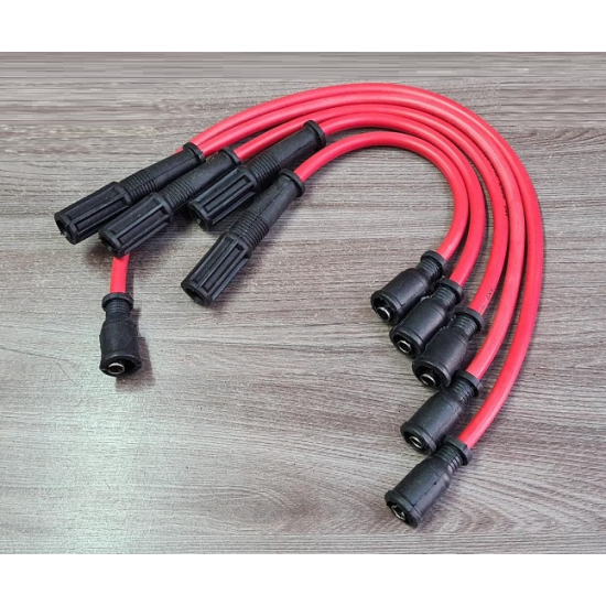 CABO DE VELA ( JOGO SISTEMA ORIGINAL ) 8MM SILICONE VERMELHO MAVERICK 4CC