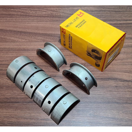 BRONZINA DE MANCAL ML ( 0,10 = 0,25 ) C-10 - VERANEIO ( MOTOR 6CC CHEVROLET BRASIL 261 ) 4.3