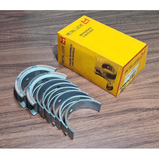 BRONZINA DE MANCAL ML ( 0,10 = 0,25 ) C-10 - VERANEIO ( MOTOR 6CC CHEVROLET BRASIL 261 ) 4.3