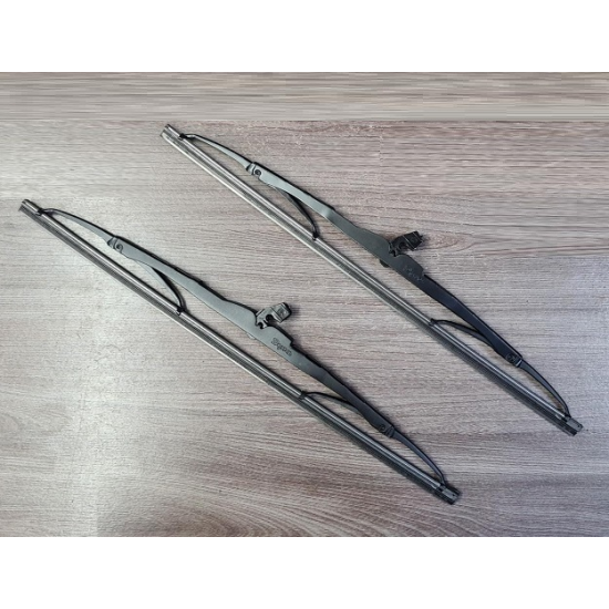 PALHETA DO LIMPADOR DE PARABRISA ( PRETA ) PAR DODGE V8 ( MOTOR 273 318 ) 5.2