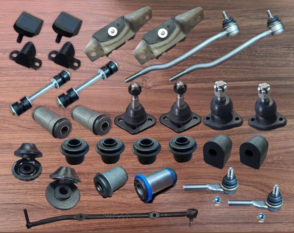 KIT DA SUSPENSAO DIANTEIRA ( COM COXIM MOTOR ) 76 A 83 MOTOR 302 GALAXIE -  LANDAU ( MOTOR V8 )