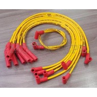 CABO DE VELA MOTOR 302 ( JOGO SISTEMA PINO HEI ) 8MM AMARELO GALAXIE - LANDAU ( MOTOR V8 )