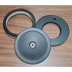FILTRO DE AR COMPLETO ( 10 POL. ) PRETO FORD MOTOR 5.8 351W ( WINDSOR )