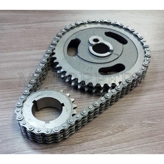 KIT DA CORRENTE DE COMANDO ( DISTRIBUIÇÃO ) DUPLA FORD MOTOR 5.8 351W ( WINDSOR )