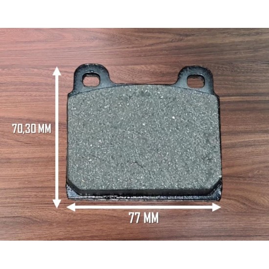 PASTILHAS DE FREIO ( MODELO PEQUENO ) JOGO 69 A 80 GALAXIE - LANDAU ( MOTOR V8 )