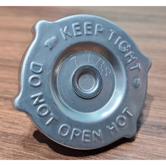 TAMPA DO RADIADOR 07 LIBRAS ( SISTEMA ORIGINAL ) 67 A 75 MOTOR 272 E 292 GALAXIE - LANDAU ( MOTOR V8 )