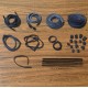 KIT DE BORRACHAS ( 2 PORTAS ) COMPLETO MAVERICK V8 ( MOTOR 302 ) 5.0