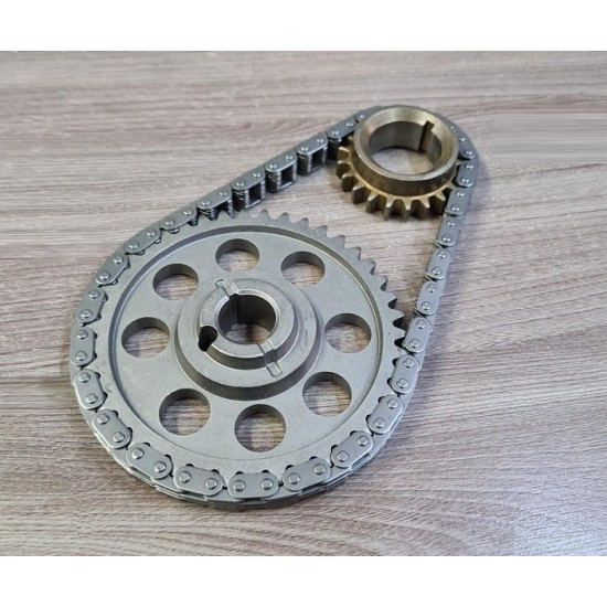 KIT DA CORRENTE DE COMANDO ( DISTRIBUIÇÃO ) SIMPLES MOTOR 302 GALAXIE - LANDAU ( MOTOR V8 )