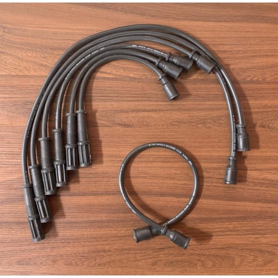 CABO DE VELA ( JOGO SISTEMA ORIGINAL ) 7MM PRETO SUPRESSIVO MAVERICK 6CC ( MOTOR 3000 ) BF 184