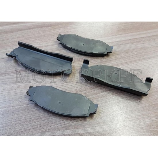 PASTILHAS DE FREIO ( BANANINHA ) COM FERRO 73 A 76 MAVERICK V8 ( MOTOR 302 ) 5.0