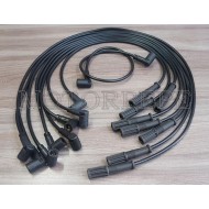 CABO DE VELA MOTOR 272 - 292 ( JOGO SISTEMA ORIGINAL ) 7MM PRETO COMUM EM COBRE GALAXIE - LANDAU ( MOTOR V8 )